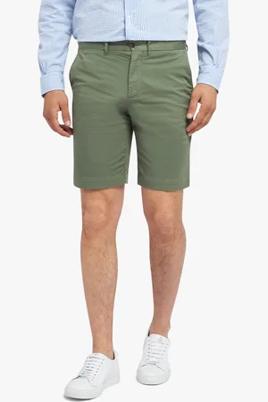 Brooks Brothers Bermuda De Gabardina De Algodón Elástico - Hombre Pantalones Cortos Y Chándales 28