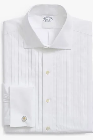 Brooks Brothers Camisa De Esmoquin Plisada De Corte Slim De Algodón Con Cuello Inglés - Hombre Camisas De Vestir 17
