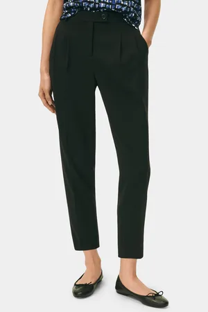 Brooks Brothers Pantalón Tobillero Con Pernera Recta En Crepé De Sarga Fina - Mujer 0