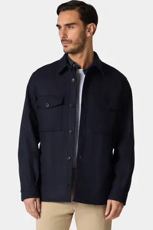 Brooks Brothers Camisa Oversize De Mezcla De Lana - Hombre Chaquetas Y Abrigos Xs