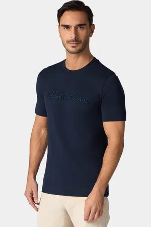 Brooks Brothers Camiseta Con Logo De Algodón - Hombre Polos Y Camisetas Xs