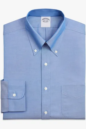 Brooks Brothers Camisa De Vestir De Corte Slim Non-iron En Pinpoint Con Cuello Button Down - Hombre Camisas De Vestir 15