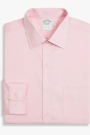 Brooks Brothers Camisa De Vestir De Corte Regular Non-iron En Algodón Elástico Con Cuello Ainsley - Hombre Camisas De Vestir 17h
