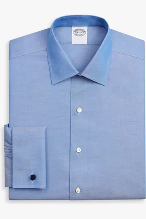 Brooks Brothers Camisa De Vestir De Corte Slim Non-iron En Pinpoint Oxford De Algodón Supima Elástico Con Cuello Ainsley - Hombre Camisas De Vestir 17