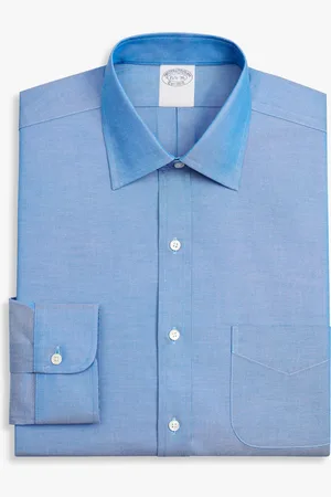 Brooks Brothers Camisa De Vestir De Corte Regular Non-iron En Algodón Elástico Con Cuello Ainsley - Hombre Camisas De Vestir 17