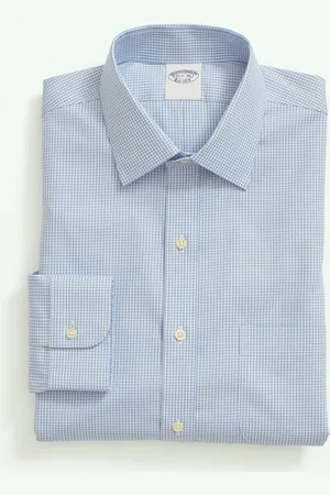 Brooks Brothers Camisa De Corte Slim Non-iron Pinpoint Con Cuello Ainsley - Hombre Camisas De Vestir 17h