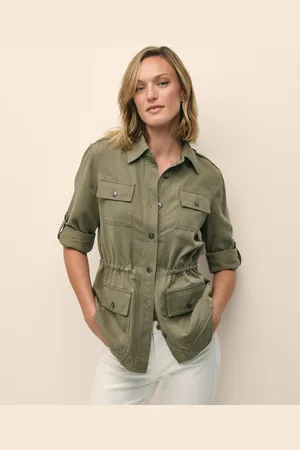 Brooks Brothers Chaqueta De Utilitario De Twill - Mujer Chaquetas Xs