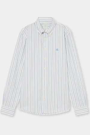 Brooks Brothers Camisa De Corte Slim De Golden Fleece A Rayas Con Cuello Button-down - Hombre Camisetas Deportivas S