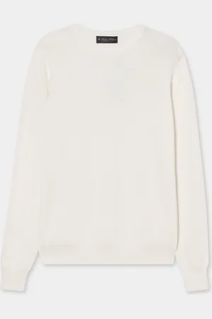 Brooks Brothers Suéter De Algodón Con Cuello Redondo - Hombre Prendas De Punto Xs