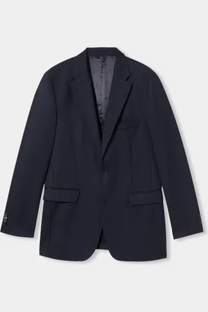 Brooks Brothers Blazer De Lana Virgen De Un Solo Botón - Hombre Chaquetas 36