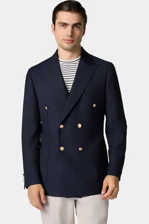 Brooks Brothers Chaqueta De Lana Virgen De Doble Botonadura - Hombre Chaquetas 36