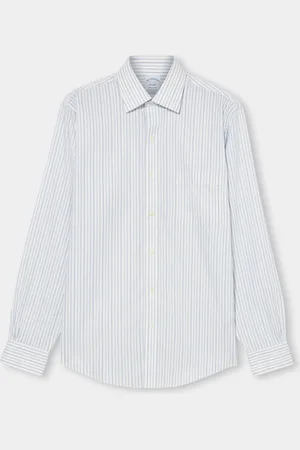 Brooks Brothers Camisa De Corte Regular Non-iron Pinpoint Con Cuello Ainsley - Hombre Camisas De Vestir 16h