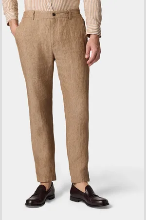Brooks Brothers Pantalón De Lino - Hombre Pantalones 30
