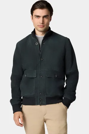 Brooks Brothers Chaqueta Bomber De Gamuza - Hombre Chaquetas Y Abrigos Xs