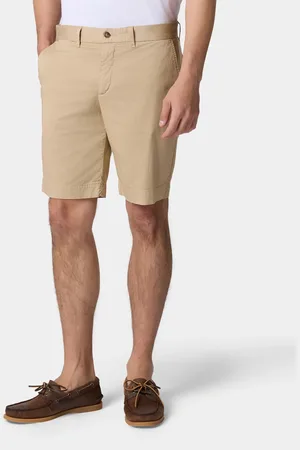 Brooks Brothers Bermuda De Gabardina De Algodón Elástico - Hombre Pantalones Cortos Y Chándales 28