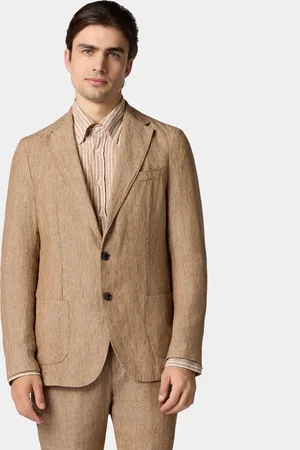 Brooks Brothers Blazer De Lino De Un Solo Botón - Hombre Chaquetas 36