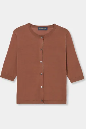 Brooks Brothers Cárdigan De Mezcla De Seda - Mujer Prendas De Punto Xs