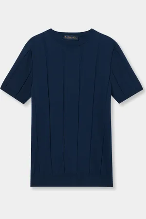 Brooks Brothers Camiseta De Algodón Con Punto Retorcido - Hombre Xs