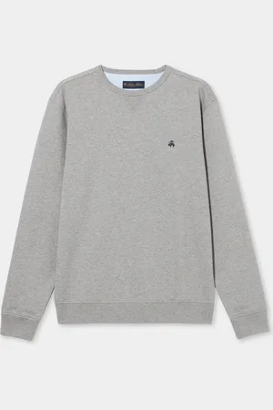 Brooks Brothers Sudadera Con Cuello Redondo Golden Fleece Con Bordado - Hombre Prendas De Punto Xs