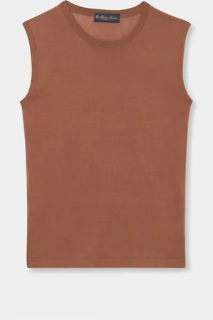 Brooks Brothers Top De Mezcla De Seda - Mujer Prendas De Punto Xs