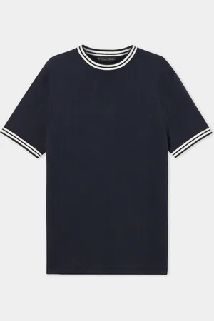 Brooks Brothers Camiseta De Algodón Y Lino Orgánico - Hombre Prendas De Punto Xs