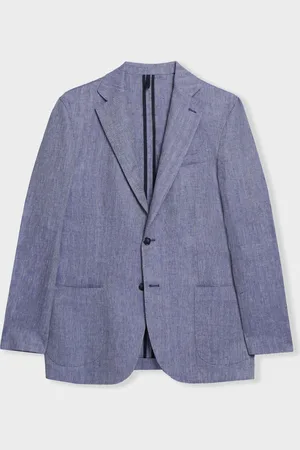 Brooks Brothers Blazer De Lino Con Diseño De Espiga - Hombre Chaquetas 36