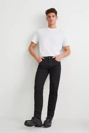 C&A Hombre Slim - Slim jeans-LYCRA®-con algodón reciclado, , Talla: W28 L32