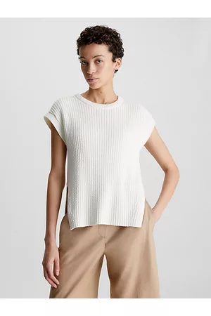 Calvin Klein Mujer De Punto - Chaleco de punto