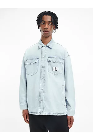 Calvin Klein Chaqueta para camisa de denim oversized
