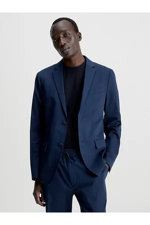 Calvin Klein Hombre Blazers - Blazer slim de satén elástico
