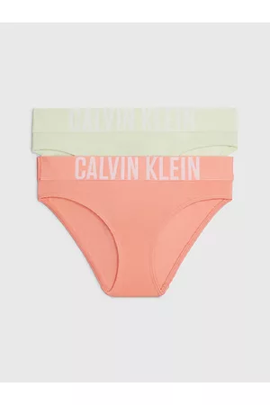 Calvin Klein Niñas Braguitas - Pack de 2 braguitas clásicas para niña - Intense Power