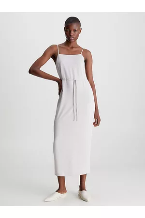 Calvin Klein Mujer Midi - Vestido lencero midi CDC reciclado