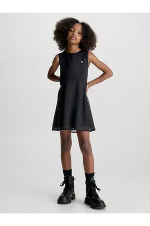 Calvin Klein Niñas Vestidos - Vestidos de chifón a capas para eventos