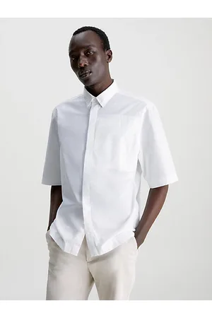 Camisa de manga larga estampada en algodón - Hombre - Ready to Wear