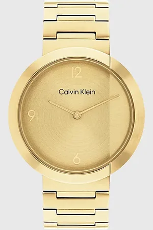 Calvin Klein Reloj de pulsera con bisel dividido