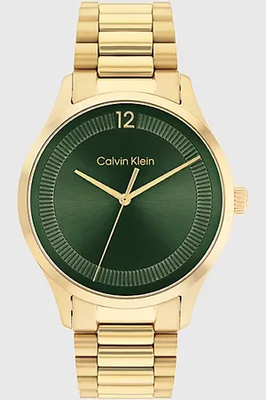 Calvin Klein Reloj de pulsera con esfera estriada