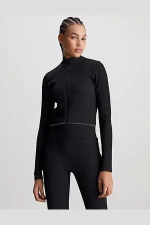 Calvin Klein Chaqueta cropped con cremallera