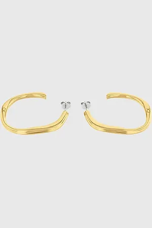 Calvin Klein Pendientes de aro esculpidos