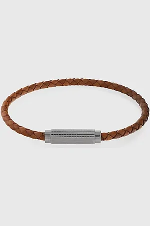 Calvin Klein Pulsera de piel trenzada