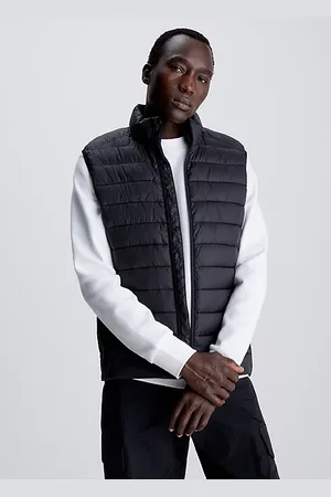 Calvin Klein Chaleco de plumas acolchado con logo