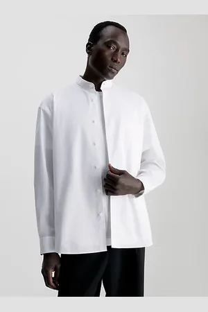 Calvin Klein Camisa holgada cuello mao
