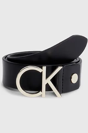 Calvin Klein Cinturón de cuero con logo