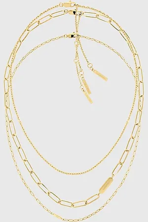 Calvin Klein Juego de collar de cadena de 3 piezas