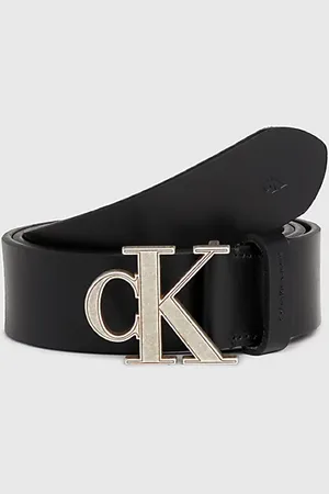 Calvin Klein Cinturón de piel con logo