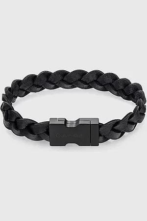 Calvin Klein Pulsera de piel trenzada