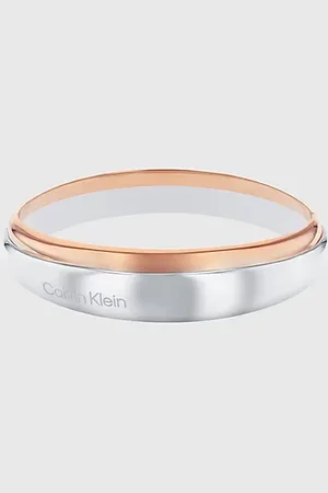 Calvin Klein Pulsera con bisagra de dos tonos