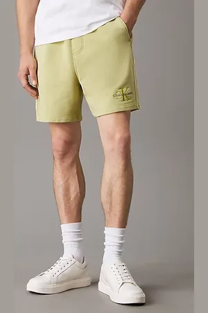 Calvin Klein Shorts de chándal de algodón lavado holgados