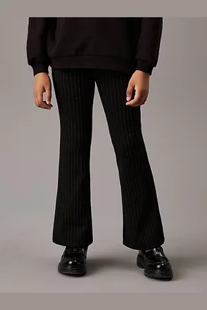 Calvin Klein Pantalones acampanados con raya diplomática