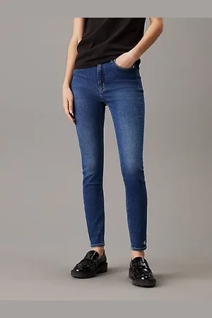 Calvin Klein High Rise Super Skinny Jeans tobilleros