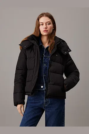 Calvin Klein Chaqueta de plumas corta con capucha